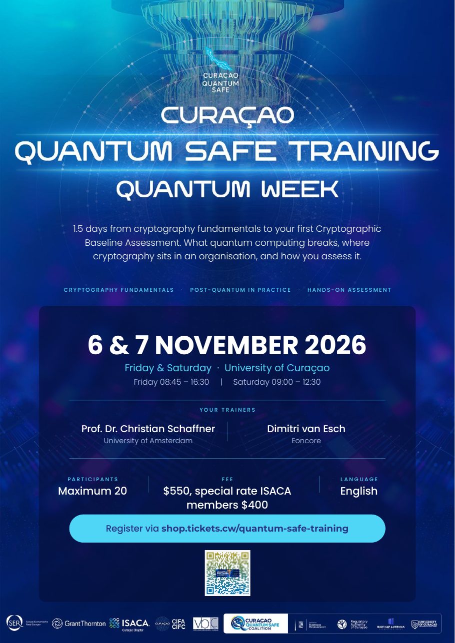 Cover of the Quantum Safe Training brochure